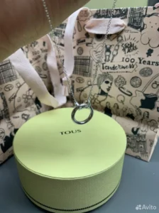 Колье Tous Тоус Hold Холд серебро