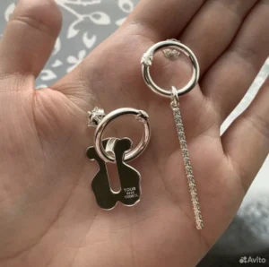 Серьги серебро Tous Тоус Hold Холд