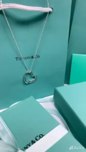 Колье серебро Tiffany Тиффани Open Heart большое