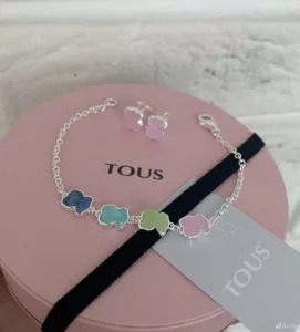 Браслет и серьги Tous Тоус серебро