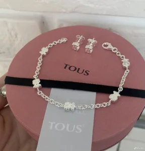 Браслет и серьги Tous Тоус серебро