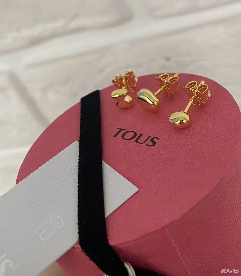 Серьги сет Tous Тоус жёлтый vermeil — изображение 2