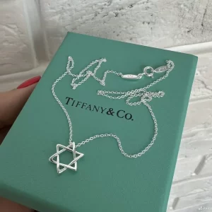Колье Tiffany Тиффани Звезда Давида серебро