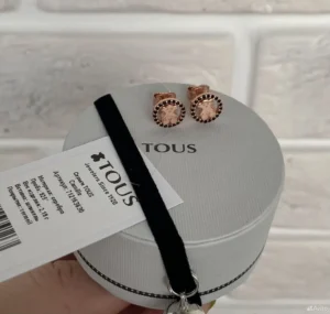 Серьги Tous Тоус Camille серебро vermeil шпинель
