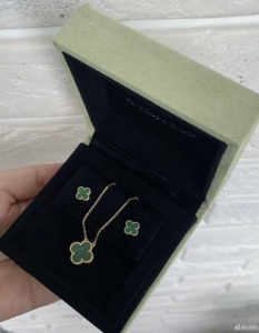 Серьги и колье Van Cleef Ван Клиф