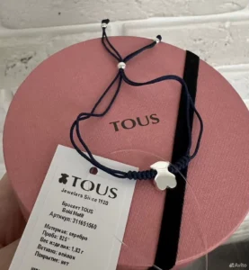 Браслет Motif Tous Тоус серебро нейлон
