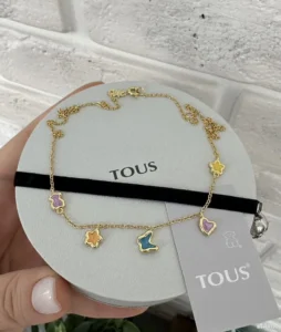 Колье Tous Тоус vermeil эмаль