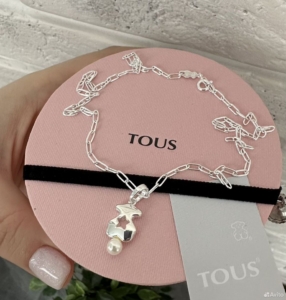 Колье Tous Тоус серебро жемчуг