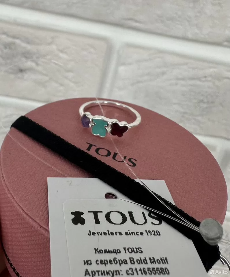 Кольцо Tous Тоус Bold Motif серебро — изображение 2
