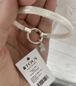 Браслет Tous Тоус Hold Mesh серебро
