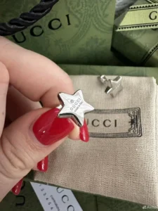 Серьги Gucci Гучи серебро