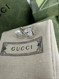 Серьги Gucci Гучи серебро