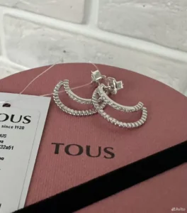 Серьги Tous Tous серебро