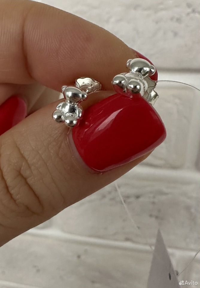 Серьги Tous Тоус серебро