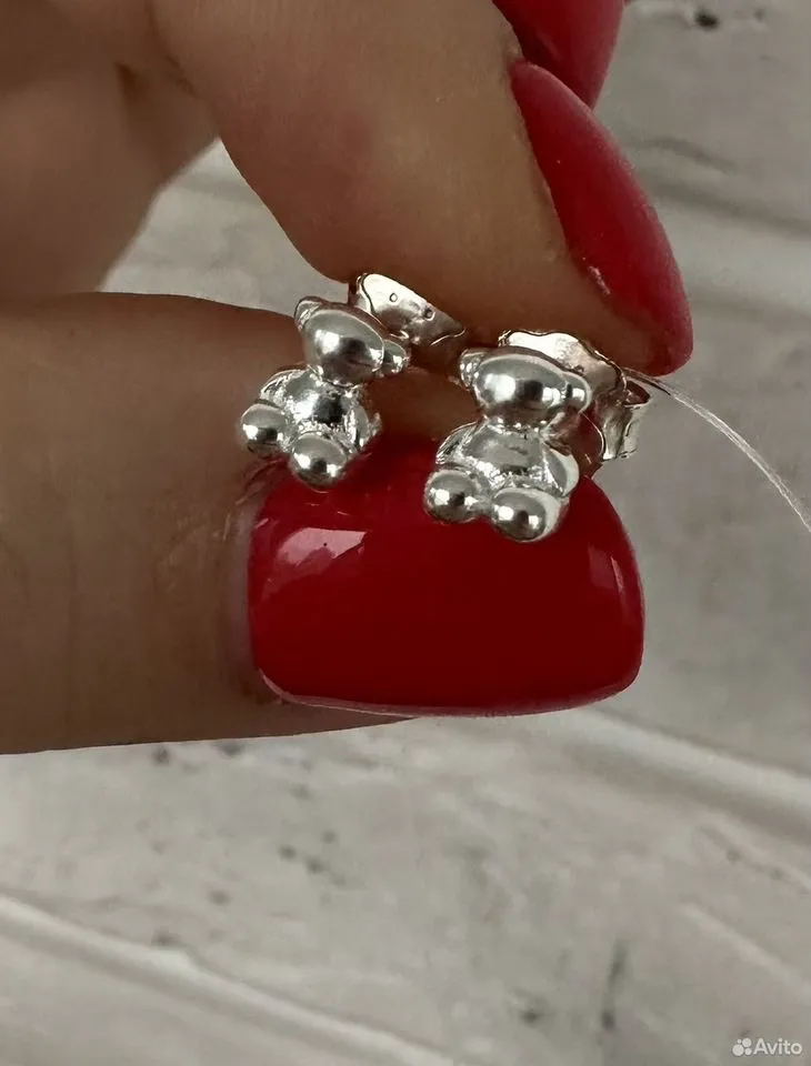 Серьги Tous Тоус серебро — изображение 3