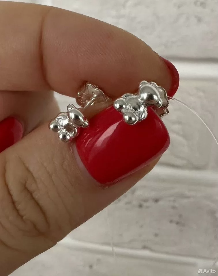 Серьги Tous Тоус серебро — изображение 4